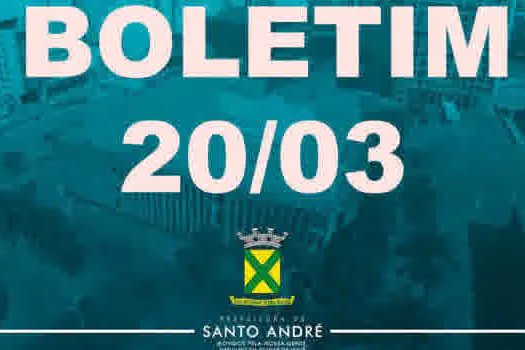 Covid-19 | Boletim Santo André | 20/3