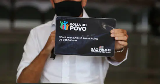 Para receber o cartão do Bolsa do Povo