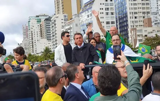 Bolsonaro visita Santa Catarina e destaca números da economia