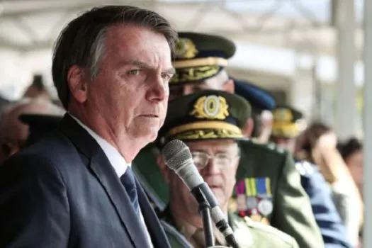 Brasil confia na atuação das Forças, diz Bolsonaro em mensagem em evento militar