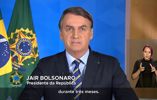 Bolsonaro diz que auxílio de R$ 600 será pago a partir de hoje por três meses_x000D_