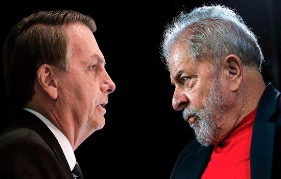 Eleições: Lula venceria Bolsonaro no 2º turno com 55% contra 30%