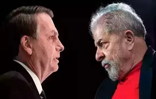 Lula tem 44 % e Bolsonaro