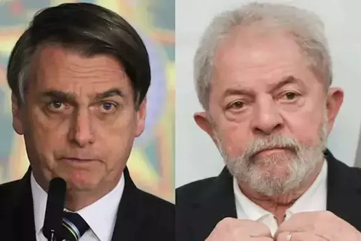 Bolsonaro e Lula seguem nas primeiras colocações em pesquisa para presidente