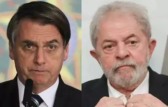 Bolsonaro e Lula seguem nas primeiras colocações em pesquisa para presidente