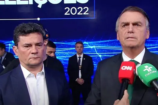 Após debate, Bolsonaro e Moro dizem ter mais convergências do que divergências