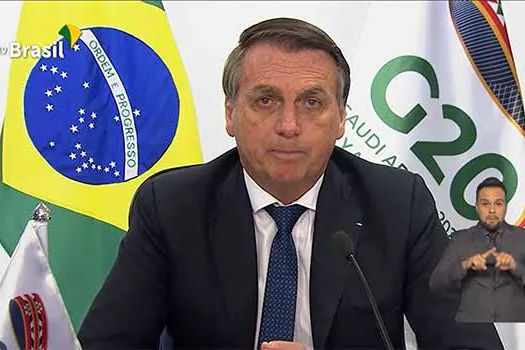 Bolsonaro fala ao G-20