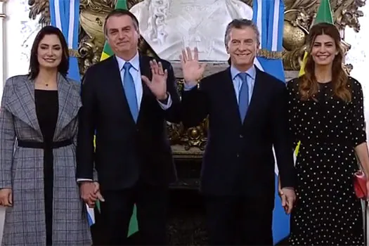 Bolsonaro chega à Casa Rosada, em viagem oficial à Argentina