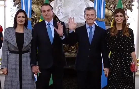 Bolsonaro chega à Casa Rosada