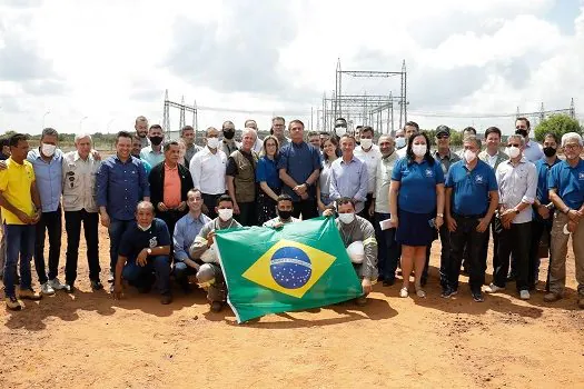 Bolsonaro anuncia início das obras do linhão Manaus-Boa Vista