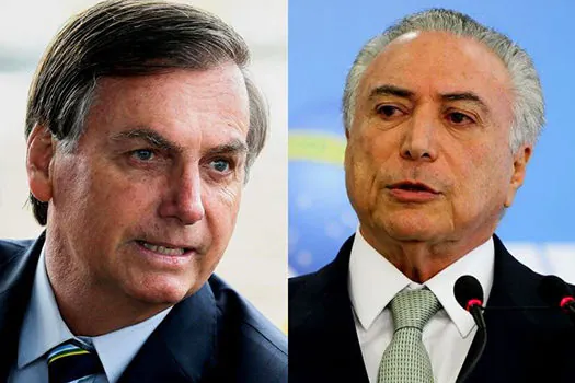 Temer sugere que Bolsonaro reconheça erros na pandemia e peça união pela vacina