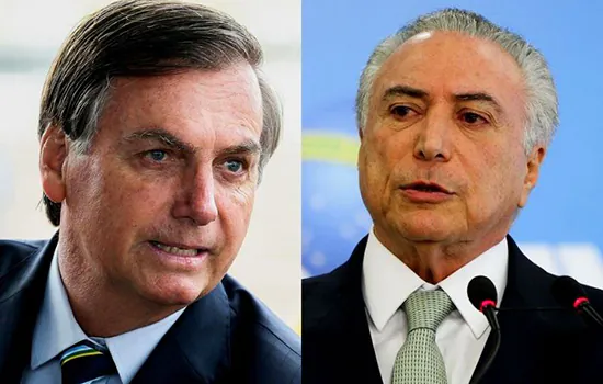 Temer sugere que Bolsonaro reconheça erros na pandemia e peça união pela vacina