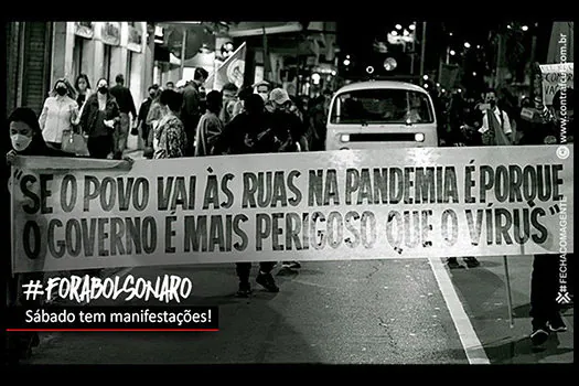 Sindicatos reforçam convocação de militância para protestos contra Bolsonaro