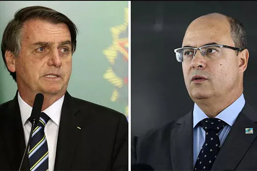 Bolsonaro volta a alfinetar Witzel pelas medidas contra coronavírus