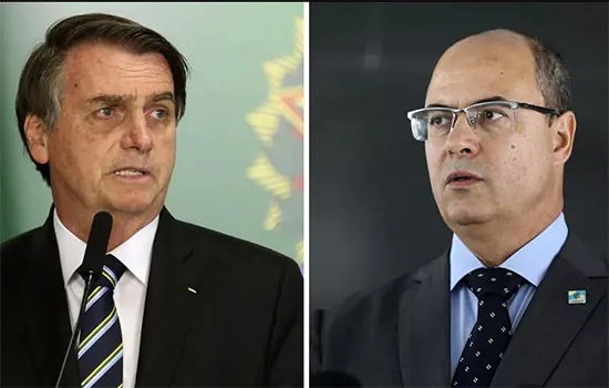 Bolsonaro volta a alfinetar Witzel pelas medidas contra coronavírus