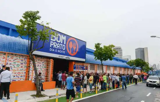 Bom Prato Dia e Noite de São Bernardo completa três anos de funcionamento