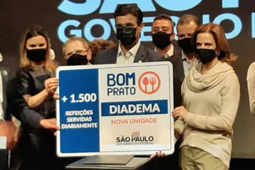 Governo de SP anuncia nova unidade do Bom Prato em Diadema