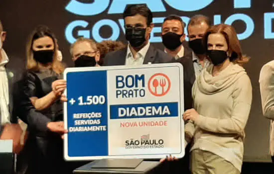 Governo de SP anuncia nova unidade do Bom Prato em Diadema