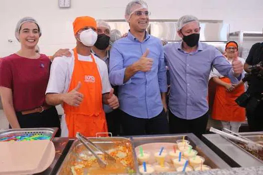 Rodrigo Garcia entrega segunda unidade do Programa Bom Prato em São Bernardo