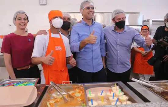 Rodrigo Garcia entrega segunda unidade do Programa Bom Prato em São Bernardo