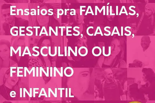 Fotógrafos farão ensaios solidários para ajudar famílias em Ribeirão Pires