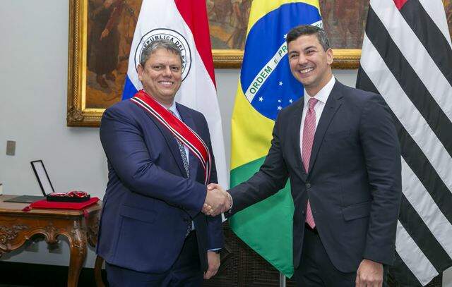 Governador de SP recebe presidente eleito do Paraguai para debater investimentos