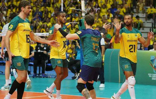 Brasil fica com a prata no Sul-Americano masculino