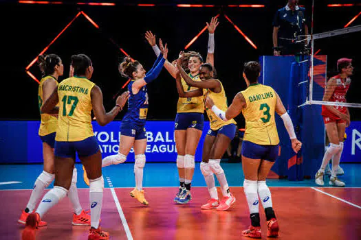 Liga das Nações: Brasil vence Turquia e encerra fase classificatória em segundo