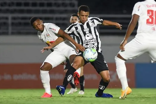 Santos e Bragantino empatam por 1 a 1 em Bragança