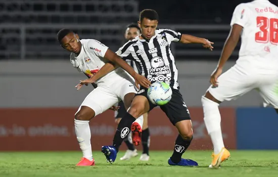 Santos e Bragantino empatam por 1 a 1 em Bragança