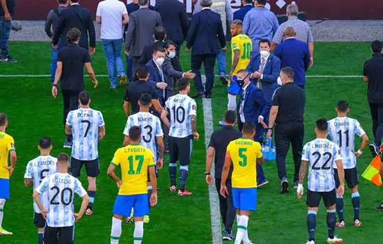 Anvisa Interrompe jogo de Brasil x Argentina pelas eliminatórias da Copa do Mundo