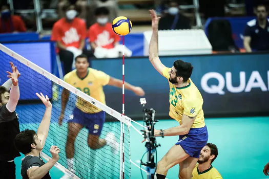 Brasil faz jogo tranquilo e vence Canadá por 3 a 0 na Liga das Nações de Vôlei