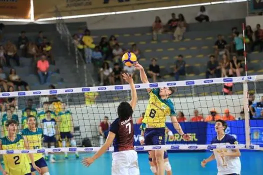 Vôlei: Seleção masculina sub-17 bate a Colômbia e garante classificação para o Mundial