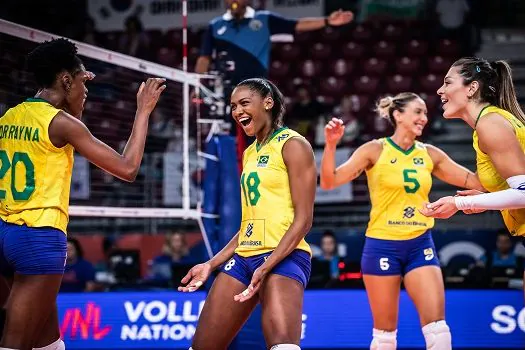 Seleção feminina vence Coréia do Sul e garante lugar na fase final da Liga das Nações