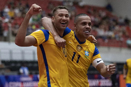 Futsal: Brasil revê Argentina valendo lugar na final da Copa América