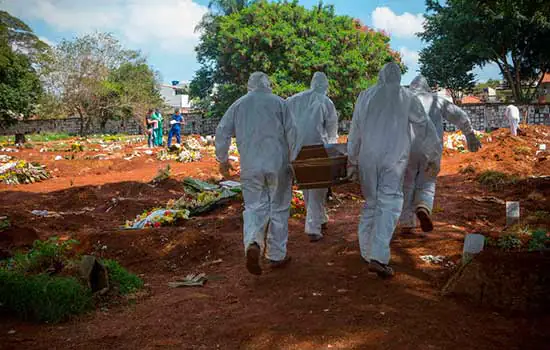 Triste Recorde: Brasil já é o 1º no mundo em registro diário de mortes