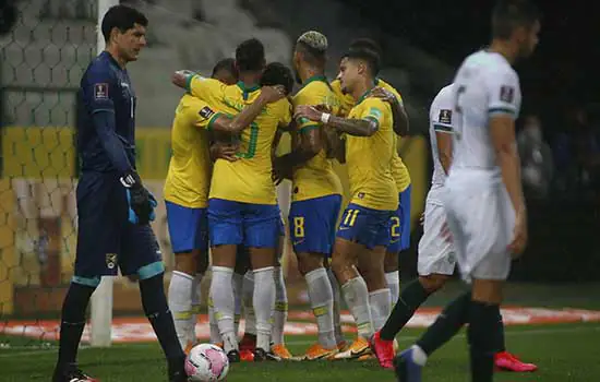 Brasil joga bem e goleia Bolívia por 5 a 0 na estreia das eliminatórias