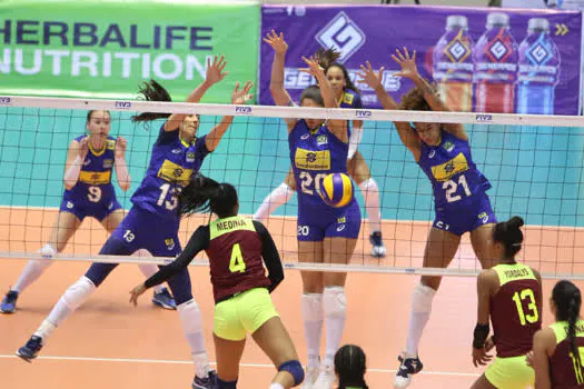 Seleção Feminina: Brasil supera Venezuela e está na semifinal do Sul-Americano