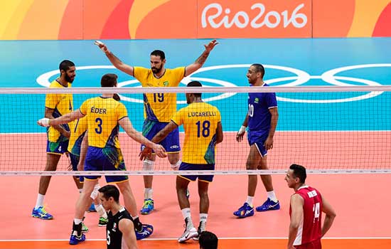 Brasil encara o Canadá no Vôlei Masculino