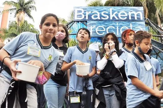 “Braskem recicla” chega a Santo André prevendo coletar sete toneladas de resíduos