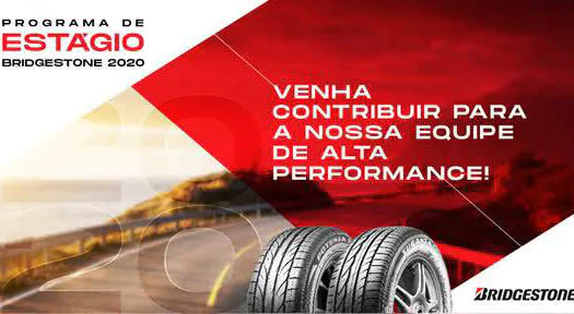 Bridgestone abre vagas para Programa de Estágio 2020