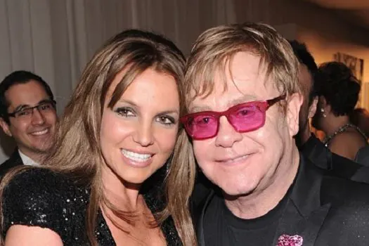 Britney Spears grava dueto de ‘Tiny Dancer’ com Elton John