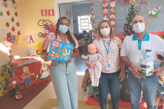 BRK realiza campanha interna e doa brinquedos para o Recanto Infantil Tia Célia