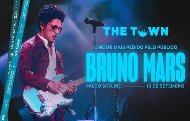 The Town: Ingressos para os 2 dias em que Bruno Mars é headliner se esgotam em meia hora