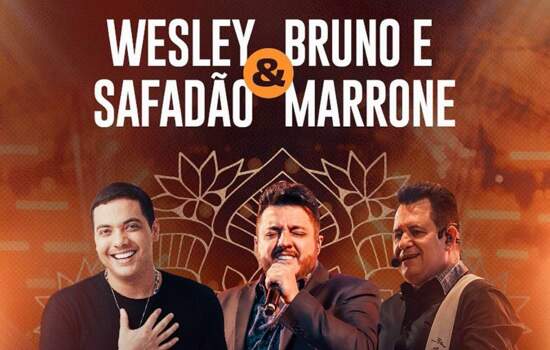 Sábado tem encontro de gigantes: Wesley Safadão e Bruno & Marrone
