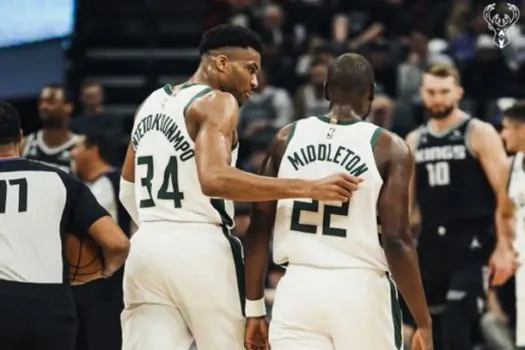 Bucks batem Kings com ‘double-double’ de Giannis em noite briga em Sacramento