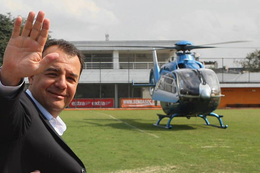 Sérgio Cabral vira réu por 2.281 passeios no helicóptero do Estado do Rio