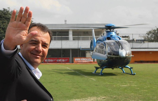 Sérgio Cabral vira réu por 2.281 passeios no helicóptero do Estado do Rio