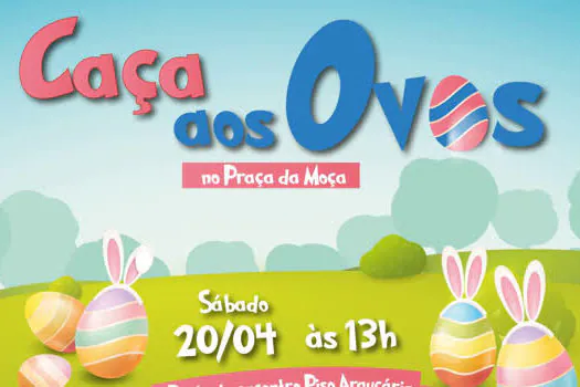 Caça aos Ovos no Shopping Praça da Moça