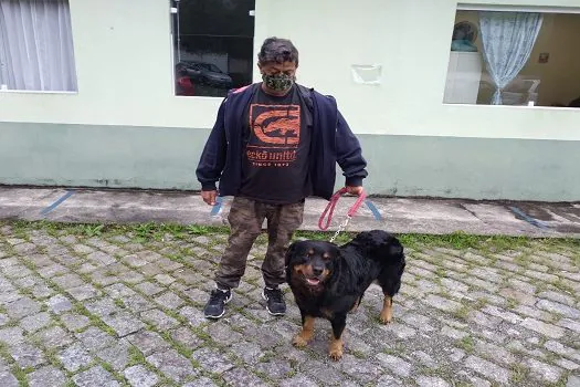 Rottweiler é doado pelo centro de Controle de Zoonoses de Ribeirão Pires